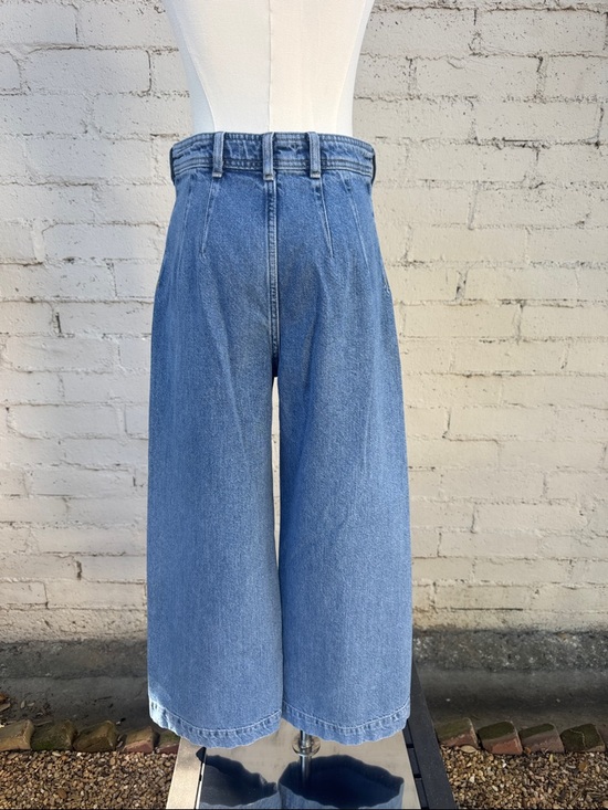 Free People We The Free Wide-Leg Denim Sailor Pants Size 27 - Picture 4 of 9